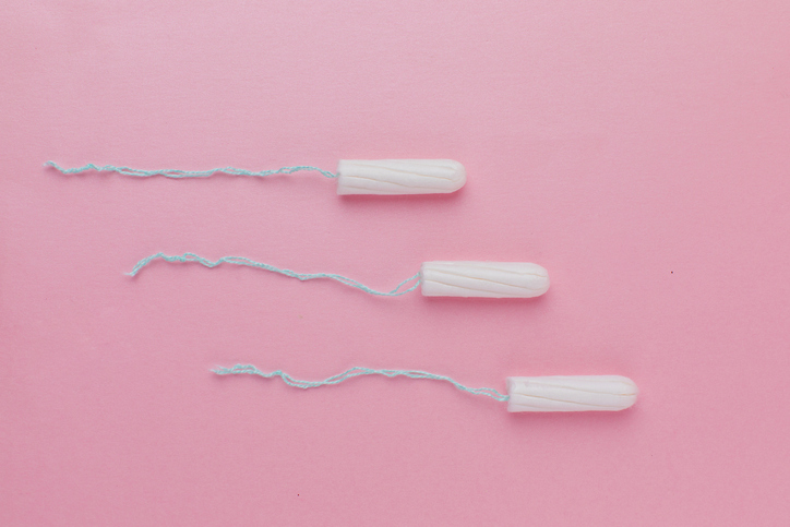 Menstrualni tamponi za enkratno uporabo